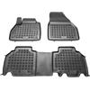 MTM Tappetini Gomma per Renault Kangoo II 01.2008-04.2021 Design a Vaschetta, su Misura con Bordi Rialzati cod. 3D 5642
