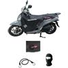 MOTO SPORT MONDO COMPATIBILE CON SYM SYMPHONY 125 ST per anno dal 2021 al 2024 COPRIGAMBE TERMOSCUDO R227-X TUCANO URBANO SPECIFICO PER SCOOTER COPERTA TERMICA IMPERMEABILE INTERNO IN ECOPELLICCIA