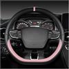 YUCHUJCGSS Copri Volante Per VW Per Teramont Per Atlas Per T-Roc Per T-cross 2017-2021 Coprivolante Per Auto A Forma Di D Coprivolante Auto(Pink)