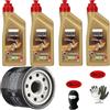 farbrothersonline COMPATIBILE CON DUCATI SPORTCLASSIC 1000 GT TAGLIANDO-MANUTENZIONE MOTORE CAMBIO OLIO LUBRIFICANTE CASTROL POWER 1 RACING SINTETICO 10W40 4T SUPER ACCELLERAZIONE+FILTRO OLIO FAI DA TE
