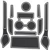 Generico Sottobicchieri universali per auto Tappetino Antiscivolo In Gomma Per Auto Per Scanalature Portiere Per Fessure Dei Cancelli Adesivi Per Accessori Per Per Micra K13 2010-2015(Wit)