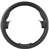 QXULMSLK Copertura in pelle sintetica per volante cucita a mano, per Fiat 500 2007-2015 500e 2014-2018 500C 2014-2017