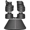 ELMASLINE 3D Tappetini Gomma e Vasca Baule per BMW X1 U11 (2022-2026) | Compatibile solo con xDrive 25e e 30e | Tappetini Auto | Vasca per il bagagliaio | Accessori auto