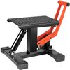TESUGN Sollevatore idraulico per moto, 400 kg, professionale, universale, cavalletto sollevatore per moto, motocross, cavalletto di sollevamento pieghevole, regolabile in altezza, supporto di