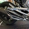 Paraserbatoio.it ADESIVO RESINATO EFFETTO 3D, PER MOTO COMPATIBILE CON HONDA NC 750X NERO (PROTEZIONE MARMITTA)