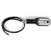 EUQIXMR Freccia svolta Moto Anteriore Sinistro Indicatore Direzione Posteriore Destro Lampada Per Loncin Per Voge Per Valico 200 300 500 525AC(Posteriore sinistro)