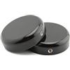 Three T Copri stelo forcella da incasso per forcella superiore, nero, per Sportster XL 883 1200 1988-2013