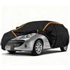 Ufgwhirl Copertura auto per Peugeot 207 Telo copriauto da esterno,copertura completa per auto antipioggia,antigraffio e antineve con cerniere per porte