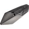 Generic Copri tubo silenziatore termico per moto, scudo termico di scarico per moto - Protezione marmitta moto resistente al calore curva - Copertura marmitta multifunzionale di facile installazione, protezio
