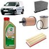 OP Kit tagliando 4 filtri + 5L olio Edge 5W-30 LL per Volkswagen Caddy 2K 2C 1.9 TDI,BLS/BXE/BKC