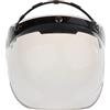 D DOLITY Visiera Casco Motocicletta Stile Bolla Bubble 3 Snap Bottoni Paravento per Bonanza Biltwell - 4