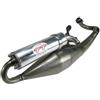 Unbekannt Impianto di scarico LEOVINCE HAND MADE TT per Gilera Runner 50/STALKER/ICE/Piaggio NRG (Alt)/NRG MC2/Zip II KAT/NTT/APRILIA SR50R Factory/DERBI GP1/NRG MC3 KAT, con marchio di controllo E