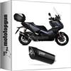 MOTOTOPGUN mivv scarico omologato nocat mover inox nero compatibile con honda adv 350 2022 mototopgun