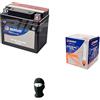 MOTO SPORT MONDO COMPATIBILE CON HONDA 125 PCX 2011 BATTERIA TECNIUM 7 YTZS-BS BATTERIE 6 AMPERE PRONTA PER L'UTILIZZO SPECIFICA MOTO SCOOTER 113X70X105MM