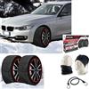 farbrothersonline CALZE NEVE PER PNEUMATICI-RUOTE 215/60 R17 MISURA XL ADATTE SU STRADE CON GHIACCIO E INNEVATE DISPOSITIVO DI SICUREZZA TESSUTO ANTI-SLITTAMENTO 3D MARANELLO SUPERX PER AUTO-SUV-FURGONI-CAMPER-4X4