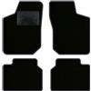 QUEMAR Tappetini Auto compatibili con Opel Corsa B 1993-2000 / Kit Tappeti in Moquette e Gomma su Misura (Set 2 Anteriori + 2 Posteriori) / Ricami e Colori Personalizzati (0 Ricami, Bordo Antracite)
