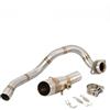 XYVRTK Per Honda Forza 250 300 2018-2020 51MM Slip-on Terminali di scarico dell'intestazione Tubo Collegamento collettori di Scarico Moto