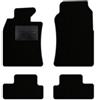 QUEMAR Tappetini Auto compatibili con MINI R50 R52 Cabrio R53 2001-2007/ Kit Tappeti Moquette e Gomma su Misura (Set 2 Anteriori+2 Poster.)/ Ricami e Colori Personalizzati (Bordo Antracite, 0 Ricami)