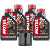 AER MOTO SPARE PARTS 4 LT LITRI OLIO motore moto 4t 7100 10W40 100% Sintetico indicare modello e anno della moto
