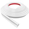 babominimer Per 5M RV grondaia J Forma Drip Rail PVC Guida Acqua Striscia di sigillatura/2 Altezza per Camper Rimorchio Tetto Gestione Dell'acqua