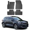 OMAC Tappetini in Gomma Compatibili con Volvo XC40 2018-2026 Tappetini Auto Gomma Nero 4tlg
