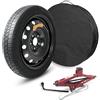 AIWAYS KIT RUOTINO DI SCORTA 16 compatibile con FORD Ecosport Ec JK8 dall'anno 2011 - Accessori Inclusi (Crick/Chiave/Sacca)