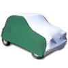 RAPID LUX - Copriauto su misura per 500 epoca, Antipolvere, Traspirante, Elasticizzato, Bordo elastico, Non abrasivo, Lavabile, Uso interno, Tricolore, Poliestere