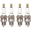 TORCH 4pcs E7RTC Candele di Accensione Sostituire per 6422/BPR7HS 7022/BPR6HS 5111/BP7HS, per 5379/IWF22 4022/W22FPR-U, per 8814 RL82YC/814 OE064 5939/QL78YC, per WR6BC WR7BC WR7BC+, OEM