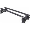 DRIVE FREE Barre portatutto Tema in acciaio di colore nero compatibile con VOLKSWAGEN Golf IV (1J) 5 porte anno dal 97 al 04 con tetto liscio