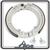 GSC RICAMBI SRL KIT COPPIA GANASCE FRENO FRENI ANTERIORE COMPATIBILI PER PIAGGIO VESPA 50 SPECIAL - PIAGGIO APE 50 TUTTI I MODELLI