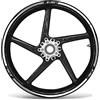 labelbike Adesivi Moto Cerchi Ruote 17' Compatibile con Yamaha