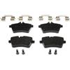 FERODO Kit pastiglie freni Anteriore predisposto per visualizzazione avviso usura con accessori FDB1749 Compatibilità con MERCEDES-BENZ Classe B W245 Classe A W169