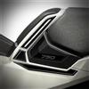 AZgraphishop Az Graphishop Adesivi Plastica Sotto Sella Resina 3D Compatibile Con Honda X-ADV 750 2025 On XADV-25-004 (Glare White)