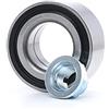 RIDEX 654W0737 Kit cuscinetto ruota Anteriore bilaterale con dado con anello sensore magnetico integrato Compatibilità con RENAULT TRAFIC II Furgonato FL