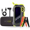 Ecocar - Avviatore di Emergenza Batteria per Auto e Barca - 4 in 1-20.000mAh - Compressore d'Aria - Booster, Torcia, Powerbank - Portatile
