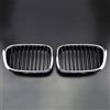 ROXENT 2 * Griglia anteriore cromata nera 97-03, for BMW, for E39 serie 5 525 530 535 540 M5 Protezione radiatore paraurti anteriore