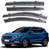 DXQxue Deflettori d'Aria Antiturbo per MG ZS EZS 2017 2018 2019 2020 2021, Set di Antivento Antipioggia Fume' Oscurati Antipioggia
