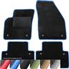 moto-MOLTICO Tappetini Auto Set di Tappeti in Moquette su Misura per Volvo V40 II 2012-2019 (Filo Blu)