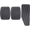 WPHLYZ Copri pedali Freno Frizione 3 Pezzi/1 Set Kit Copertura Gomma Per Pedale Acceleratore Frizione Freno Per Chevrolet Per Spark 2005 2006 2007 2008 2009 Per Accessori Auto Tracker Pedale Copripedali