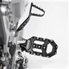 Modeer Pedane Offroad Accessori Moto per CRF 1000L/1100L Africa Twin CRF 125R/250R/450R/250RX/450RX/250X/450X/250L/300L/450L CR125R/250R XL750 Transalp fino al 2025 (nero)