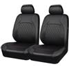 BFRDGE Auto Set Coprisedili per Suzuki Ignis 2017-2021 2022 2023 2024, Protezione Sedili Anteriori e Posteriori Confortevole Traspirante Coprisedile,A Black