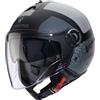 Caberg Riviera V4 X Alpha Casco Jet, nero opaco/grigio, L (59/60)
