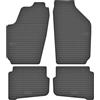 Motohobby, set di tappetini in gomma per VW Volkswagen Polo IV (01-09), Seat Ibiza III (02-08), Cordoba II (02-09), Skoda Fabia I (98-08), su misura