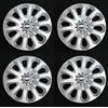 Generico SET 4 COPRICERCHI COPPA RUOTA COPRIRUOTA BORCHIE CON SCRITTA CERCHIO Diametro 15 Specifiche per FIESTA prodotte dal 2009 in poi - 497/15 + S.358/FO