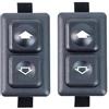 VKVZGPRARW Pulsanti Finestrino Interruttore Per B&MW E23 E24 E28 E30 323i 324d 520i 635 CSi 628 CSi Illuminato Interruttore Finestra Potere Pulsante 61311381205 Elettrica