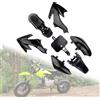 Wivplex Kit corpo carena in plastica adatti a CRF50 XR50, CRF 50 Pit Dirt Motor Trail Bike 50cc 70cc 90cc 110cc 125cc 140 Carenatura Guscio(Schwarz)