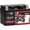 LANGZEIT Batterien LANGZEIT YTX12A-BS batteria moto 12V 12Ah GEL 51013 YT12A-BS YT12A-4 YTZ12S GT12A-BS CTX12A-BS scooter senza manutenzione
