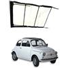 Autoforniture italia CAPOTE CAPPOTTA TELO TETTO COMPLETA DI TELAIO FOR 500 F/L/R