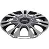 BETOOKY Coprimozzi 13 Pollici per Auto in Materiale Pp Resistente Argento, Copriruota Protezione Antigraffio e Installazione Semplice, Accessorio Auto per Migliorare Estetica