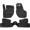J&J AUTOMOTIVE | NORM 3D Tappeti Tappetini Auto In TPE Gomma Su Misura Per V40 2012-2019, Kit di 4 Pezzi, Inodore, Nero, Antiscivolo